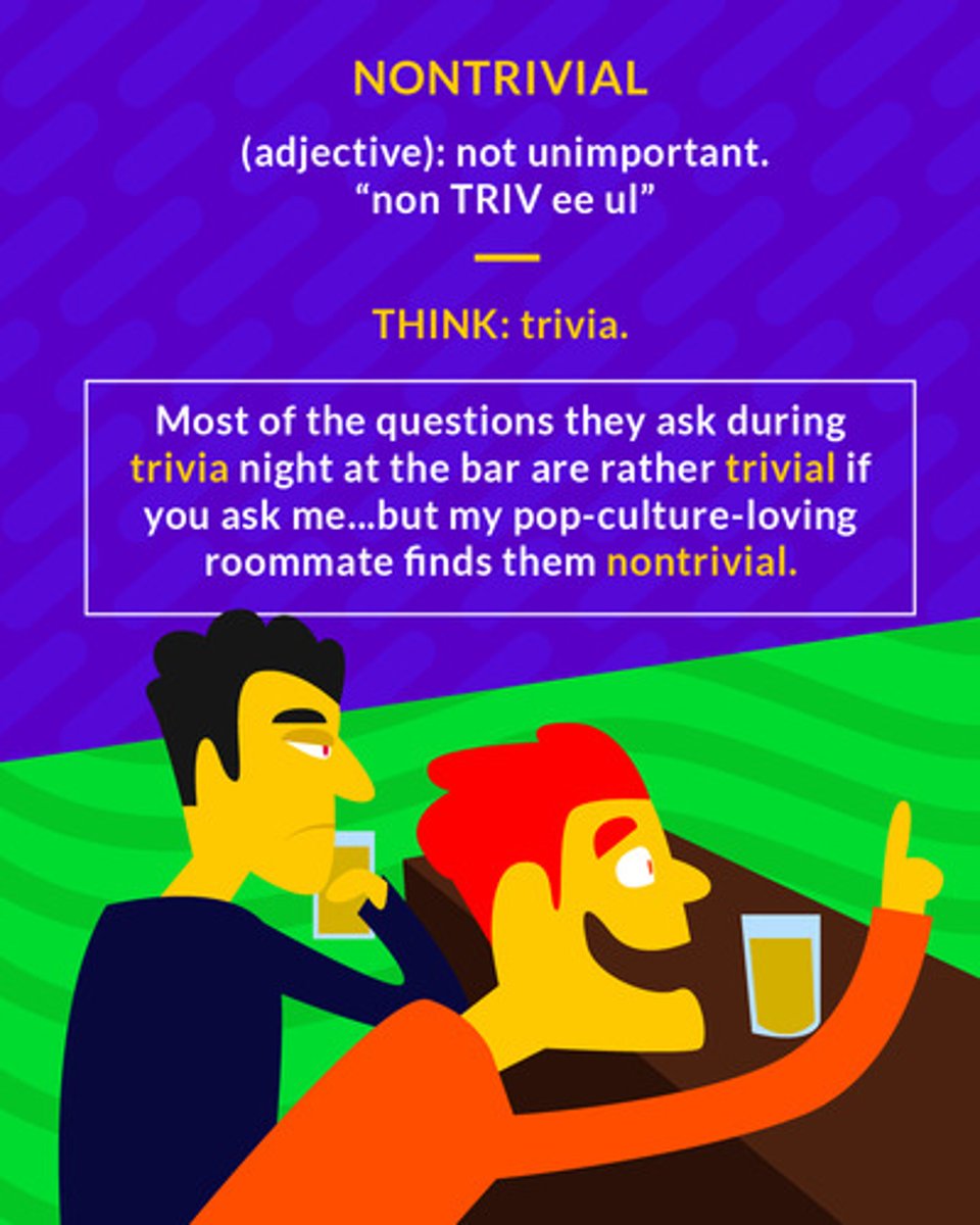 <p>Important or big enough to matter</p><p>(adj.) not unimportant</p>