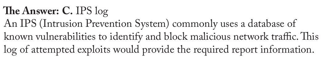 <p>IPS log</p>