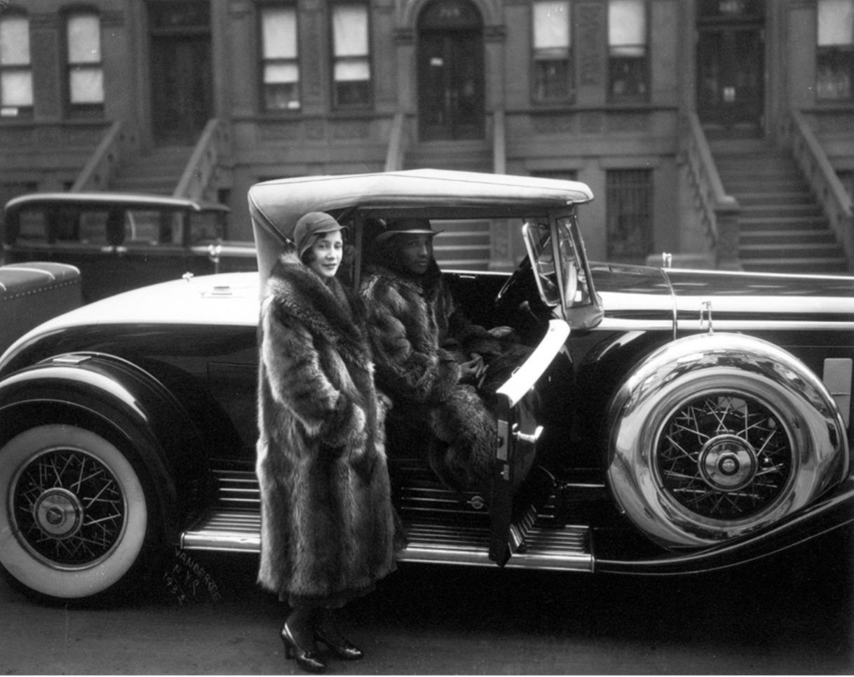 <p>artist: JAMES VAN DER ZEE</p><p>movement: HARLEM RENAISSANCE</p><p>photograph: photographs working everyday artist, working class</p><p>message: harlem is a center of black achievement</p>