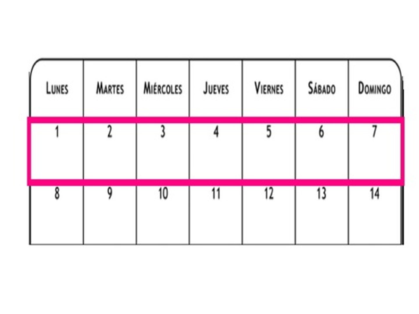 <p>week</p>