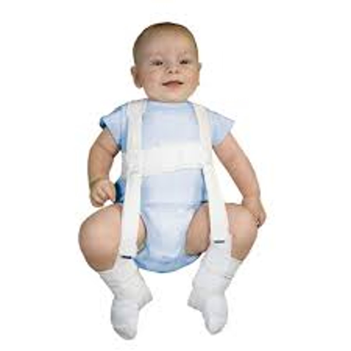 <p>Pavlic Harness</p><p>-Check straps every 1-2 weeks</p><p>-Will be in harness for 12 weeks</p><p>-Perform skin/neuro checks</p><p>-Place the diaper under the straps</p>
