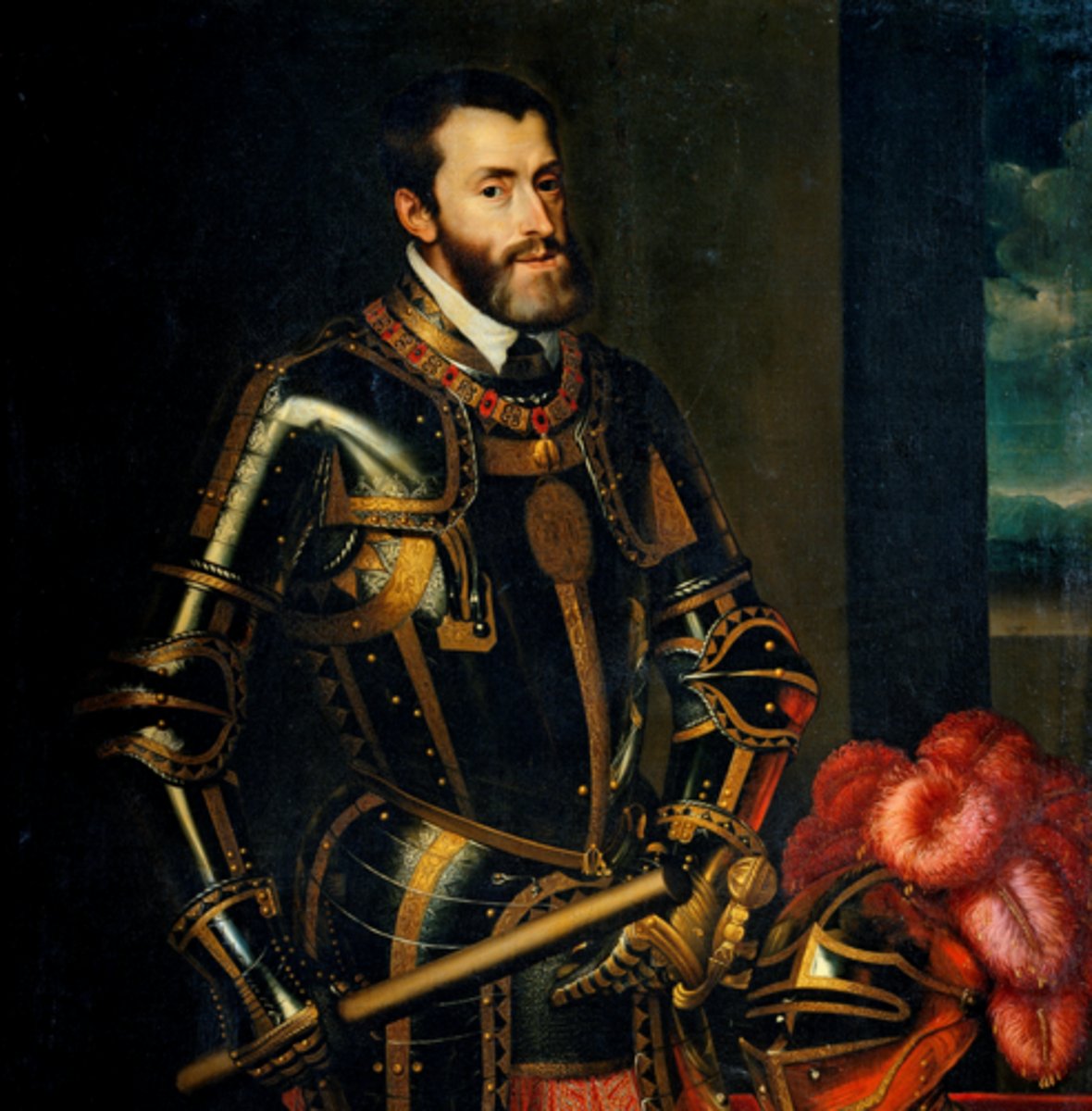 <p>Ruler of the Holy Roman Empire (1519 to 1556) at the time of Martin Luther's religious uprising and revolution. He oversaw a huge empire that consisted of modern day Spain, Austria, much of Germany and much of Eastern Europe. His empire was overextended however and he had endless conflicts with other powers trying to defend his lands and maintain order within his own empire. He spent a lot of effort and time trying to maintain the Catholic faith in all his lands thinking that would keep his holdings unified.</p>