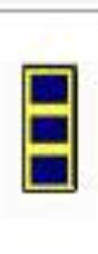 <p>Gold Bar with three blue breaks</p>