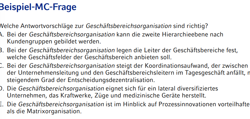 <p>Beispiel MCQ</p>
