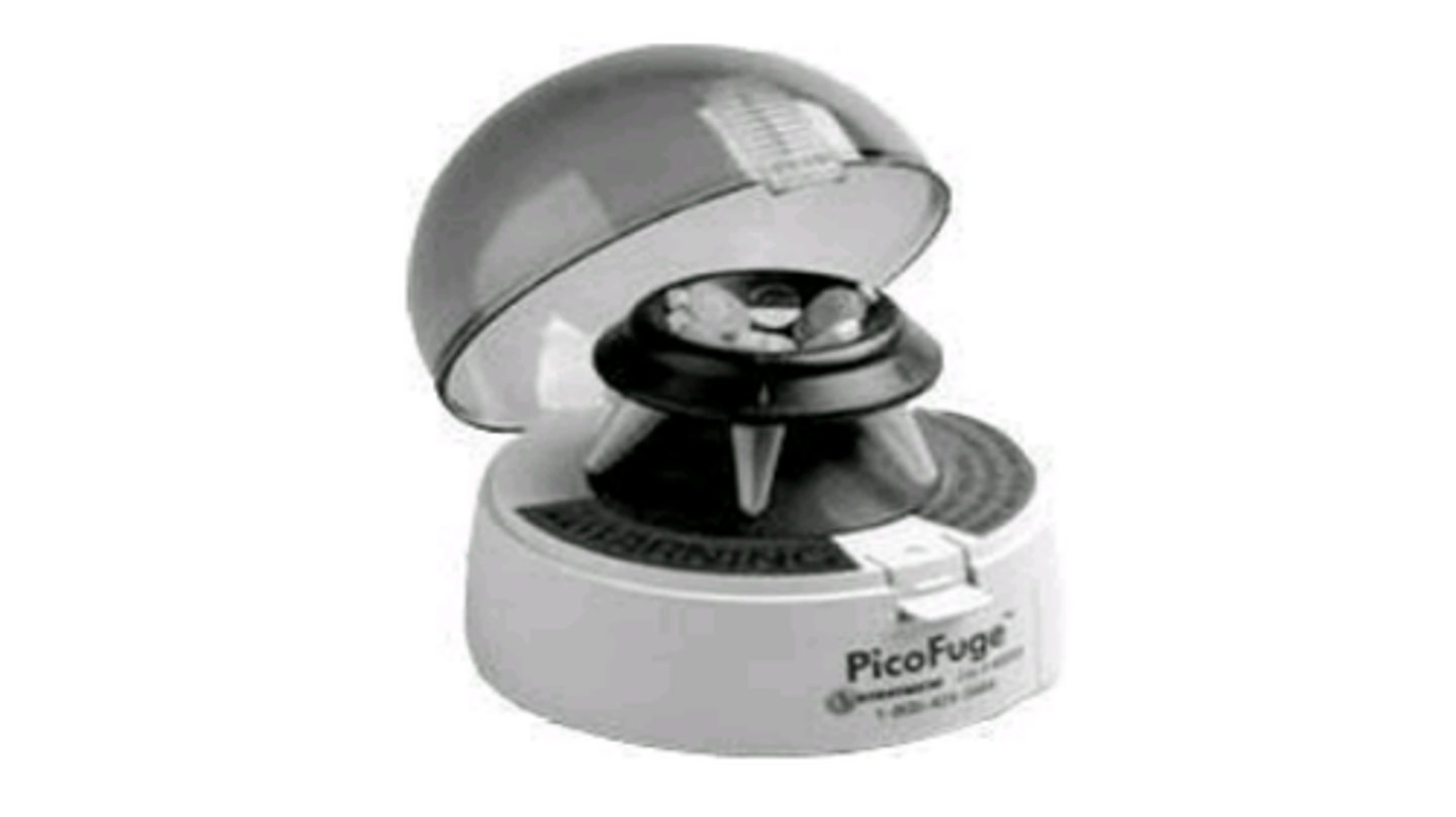 <p>Used to spin samples for mixing.</p>