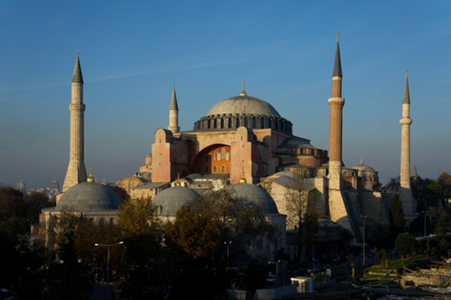 <p>DOC: 532-537 CE</p><p>ROO: Constantinople (Istanbul, Turkey)</p><p>- name= holy wisdom</p><p>- dome supported by pendentives</p><p>- patrons: Emperor Justinian + Empress Theodora</p><p>- dome: 40 windows creating halo of light</p><p>- walls had mosaics, covered when became mosque</p><p>- Ottoman empire: added towers --&gt; mosque</p><p>f(x):</p><p>- site of elaborate religious spectacles/worship</p><p>- center of the Eastern Orthodox world for centuries</p>