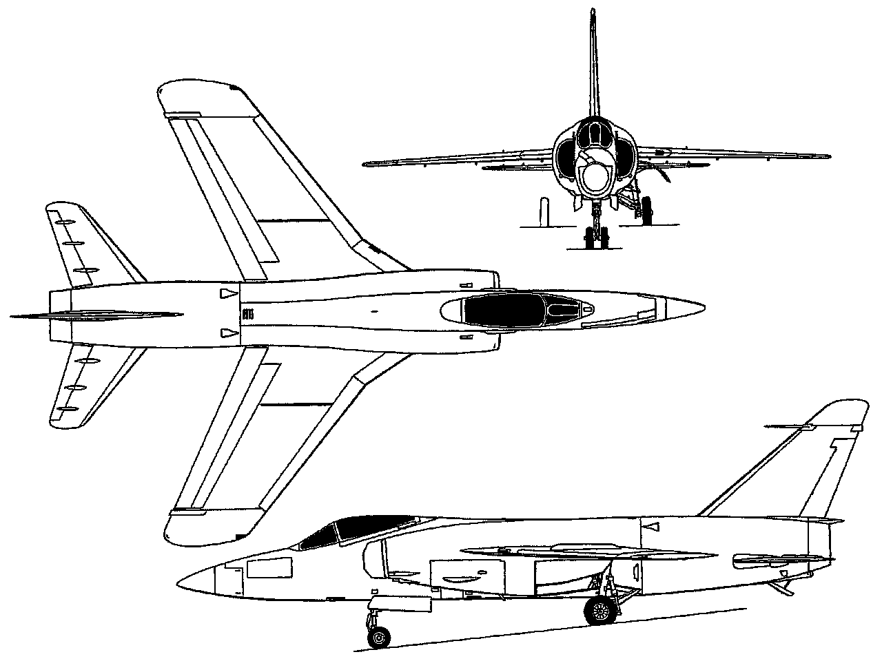 <p>Used only spoilers for roll control (no ailerons)</p><p>No adverse yaw</p>