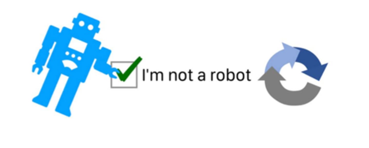 <p>An acronym standing for completely automated public Turing test to tell computers and humans apart</p>