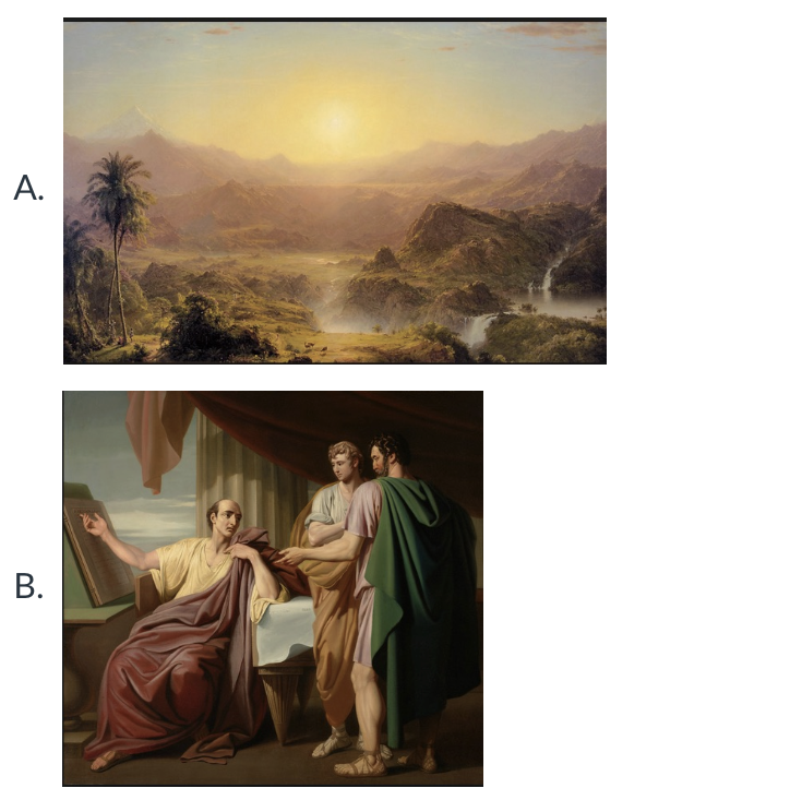 <p>Which of the following is more classical in style?</p>