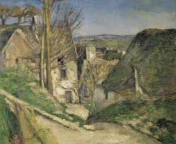 <p>Cezanne, “La maison du pendu, Auvers-sur-Oise”, 1873, Oil on canvas, 55 × 66 cm</p>