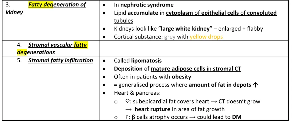 <p><strong><span>What is lipomatosis?</span></strong> </p><p>a) abnormal accumulation of lipids in parenchymal cells </p><p>b) abnormal accumulation of lipids in the specialized fatty cells </p><p><strong>c) abnormal accumulation of lipids in the cells of the interstitium of an organ </strong></p><p>d) abnormal accumulation of cholesterol in the large and medium-sized vessels</p>