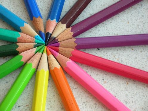 <p>colored pencils</p>