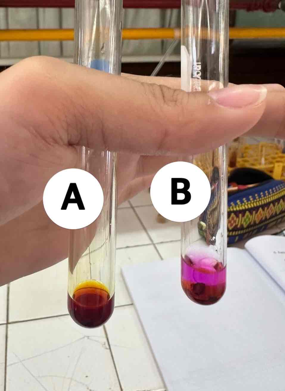 <p>reagents used in B</p>