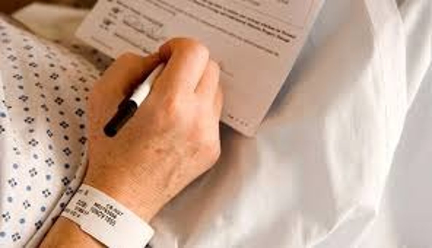 <p>Verify patient ID</p><p>Check doctor's order,</p><p>Verify info on blood bag and verify with another nurses (2 nurses should verify)</p><p>Get baseline VS before administration</p><p>Administer with NS and microaggregate filter within 30 minutes, transfuse over 1-4 hours</p><p>Never add meds to a blood product</p><p>VS Before</p>