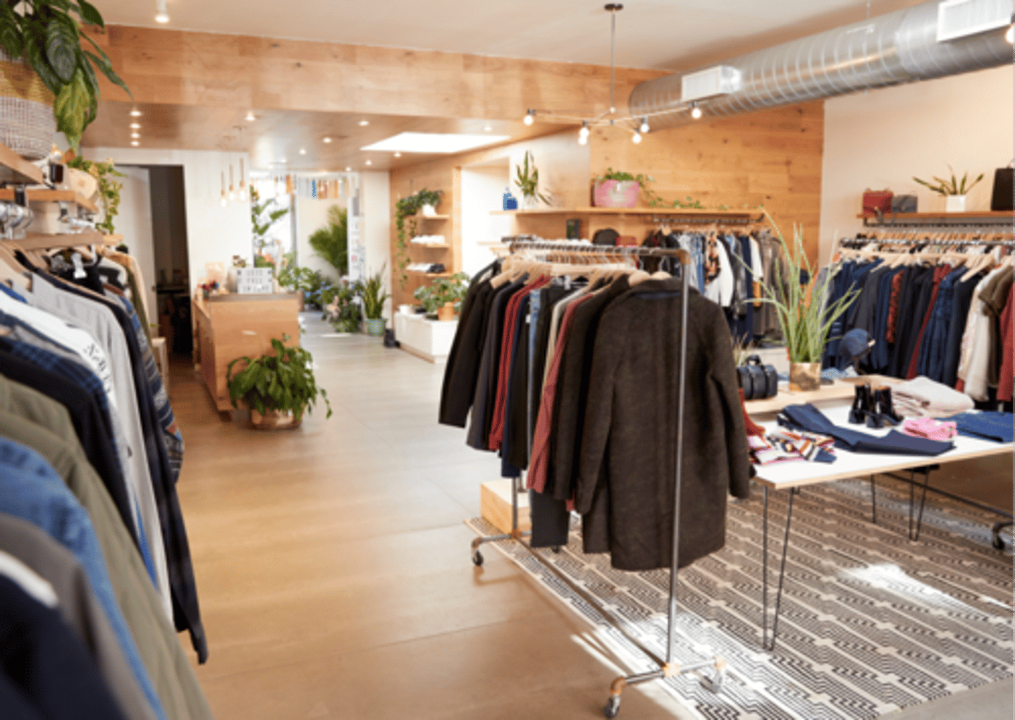<p>a store where you buy clothes.</p>