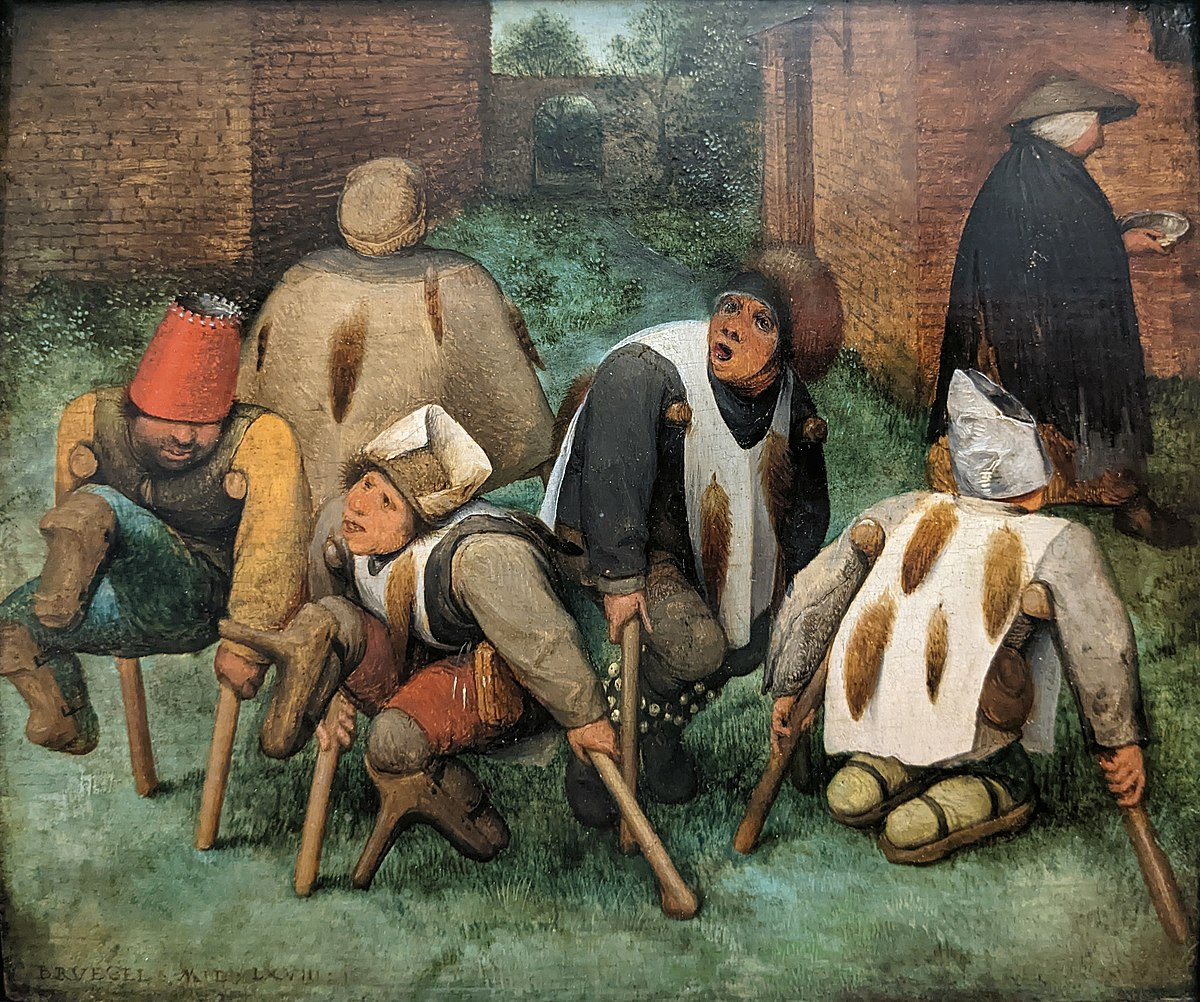 <p>kaleki, pieter bruegel starszy</p>