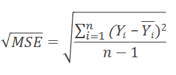 <p>Square root of variance; expresses a typical miss or data spread in original units.</p><ul><li><p>Tells us about the spread around the mean and sizes of a typical miss.</p></li></ul><p></p>