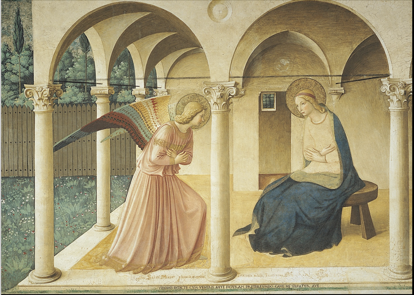 <p>“Annunciation” in San Marco Monastery</p>