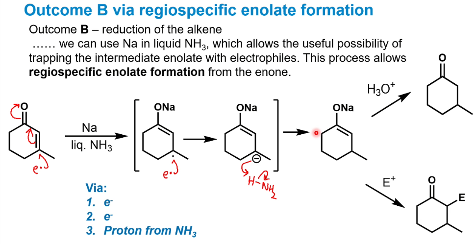 <p>Using dissolving metal reduction.</p>
