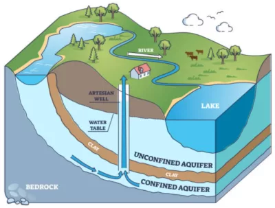 <p>capa que guarda agua</p>