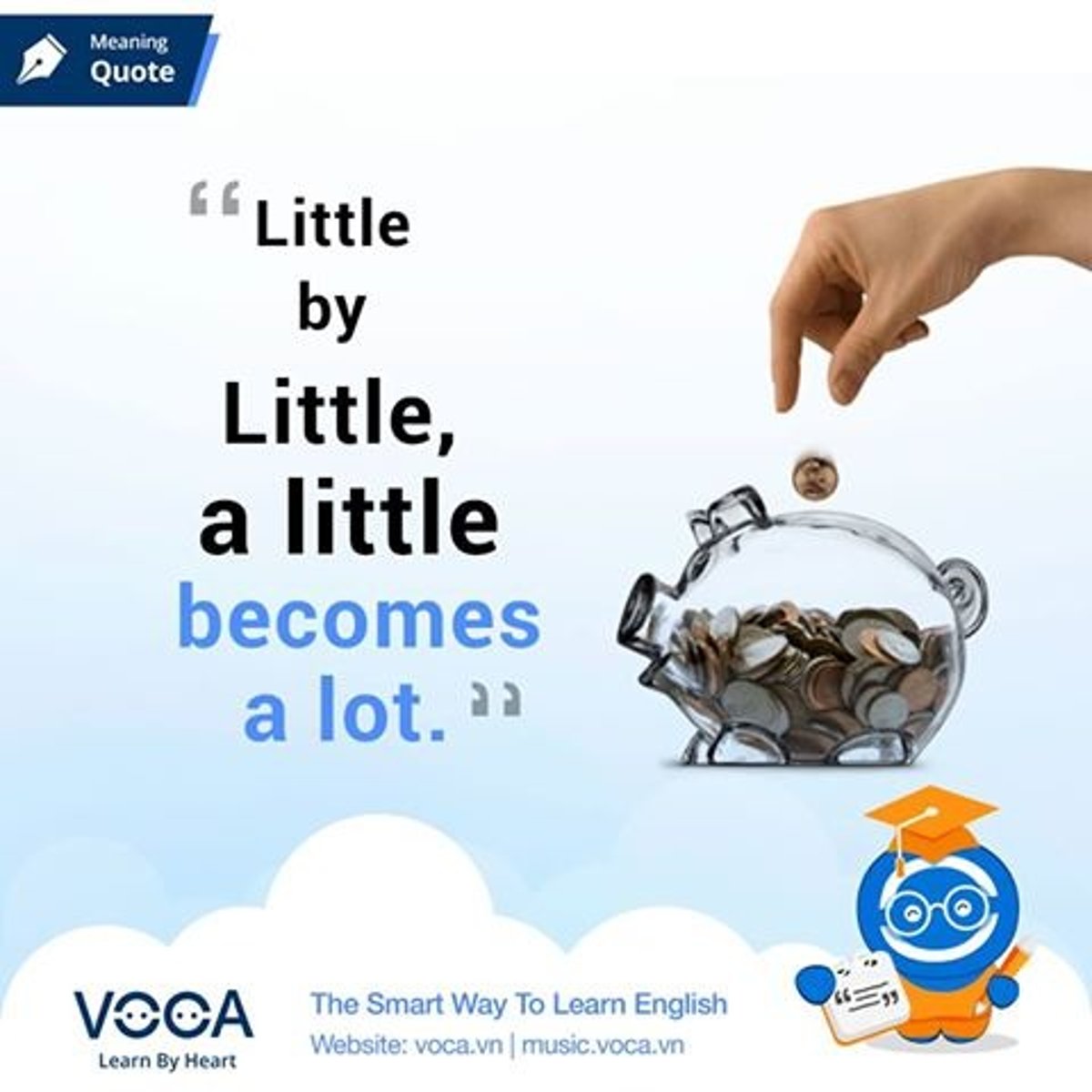 <p>từng chút một</p>