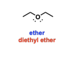 <p>Oxygen-containing functional groups that have an oxygen connected to two alkyl chains.</p>