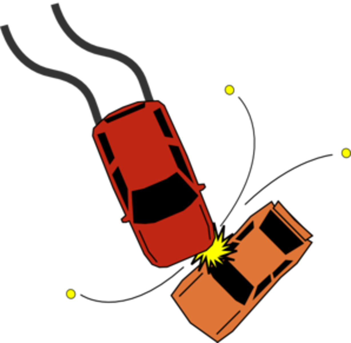 <p>to hit (another car)</p>