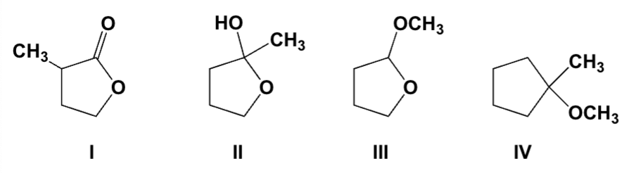 <p>Which compound reacts with aqueous acid to give an aldehyde?</p>