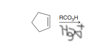 <p>Anti dihydroxylation. MCPBA  and Ch3CO3H (peroxyacetic acid) are both peroxy acids (strong oxidizing agents)</p>