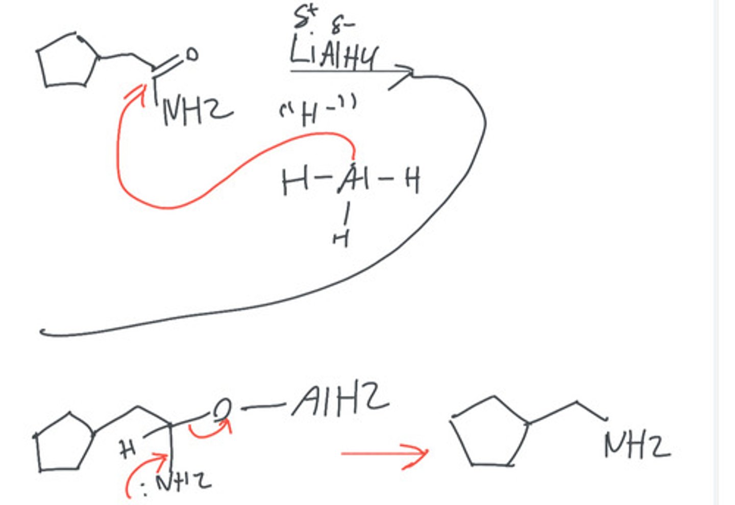 <p>1º Amine/It works by having the Oxygen bind with the Aluminum make it the leaving group</p>