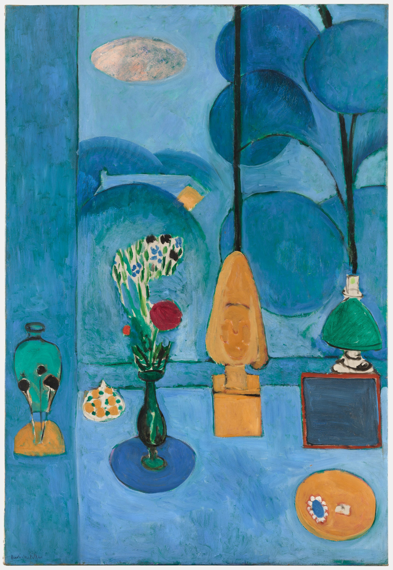 <p>☆Matisse, <em>The Blue Window</em>, 1913</p>