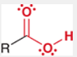 <p> contains a carboxyl group (–COOH), known for its acidic properties and common occurrence in various biological molecules.</p>