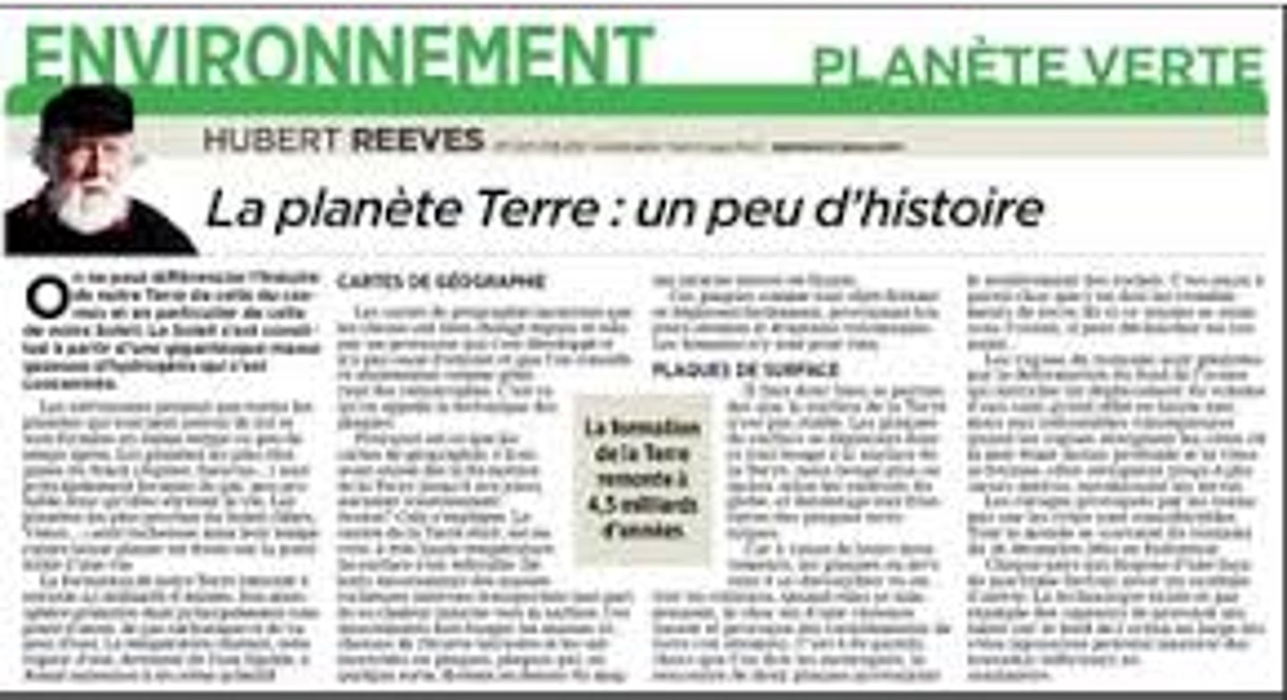 <p>a news column</p>