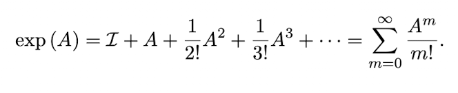 <p>Let n<span><span>∈N, I be the nxn identity matrix and A be an nxn matrix.</span></span></p><p><span><span>The matrix exponential function (MEF) of A is denoted exp(A) and defined as,</span></span></p><p><span><span>(see image)</span></span></p>