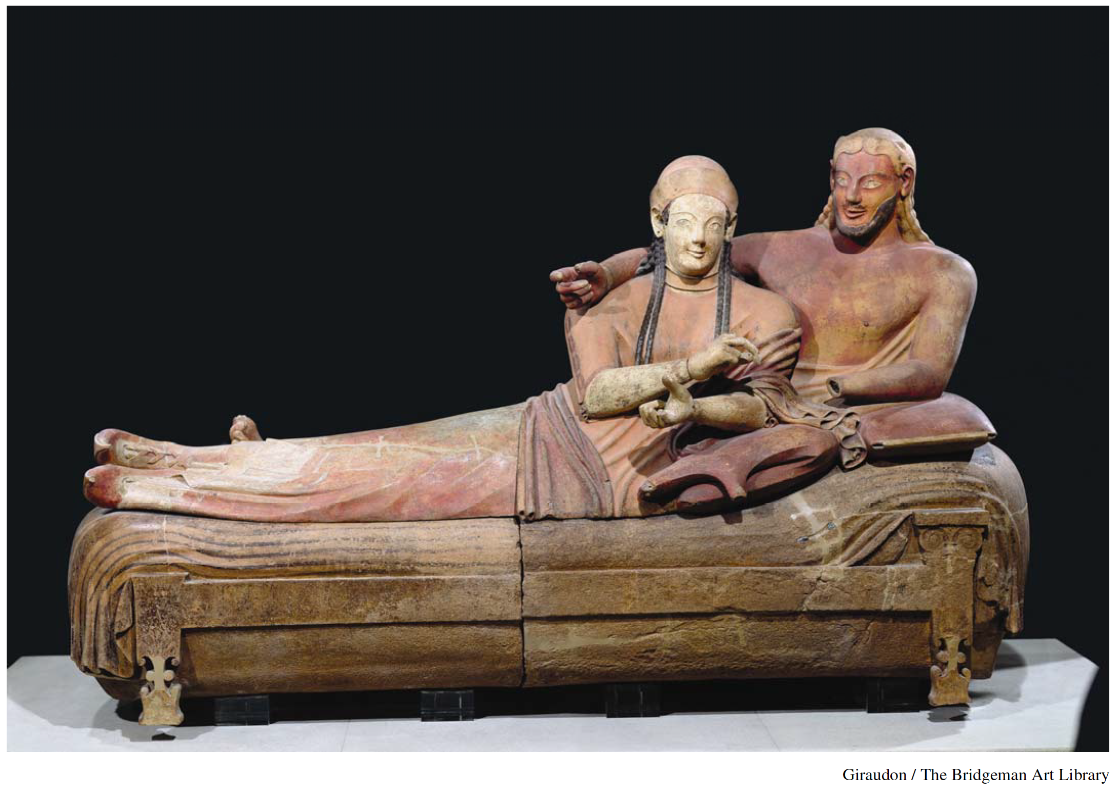 <p>The culture in which the work was produced is known for<br>A. the relative equality of women<br>B. the centralization of political authority<br>C. its emphasis on military victories<br>D. human sacrifices</p>