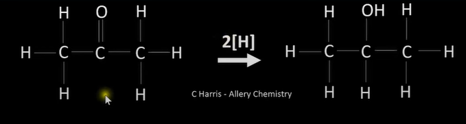<p>-to secondary alcohols</p>
