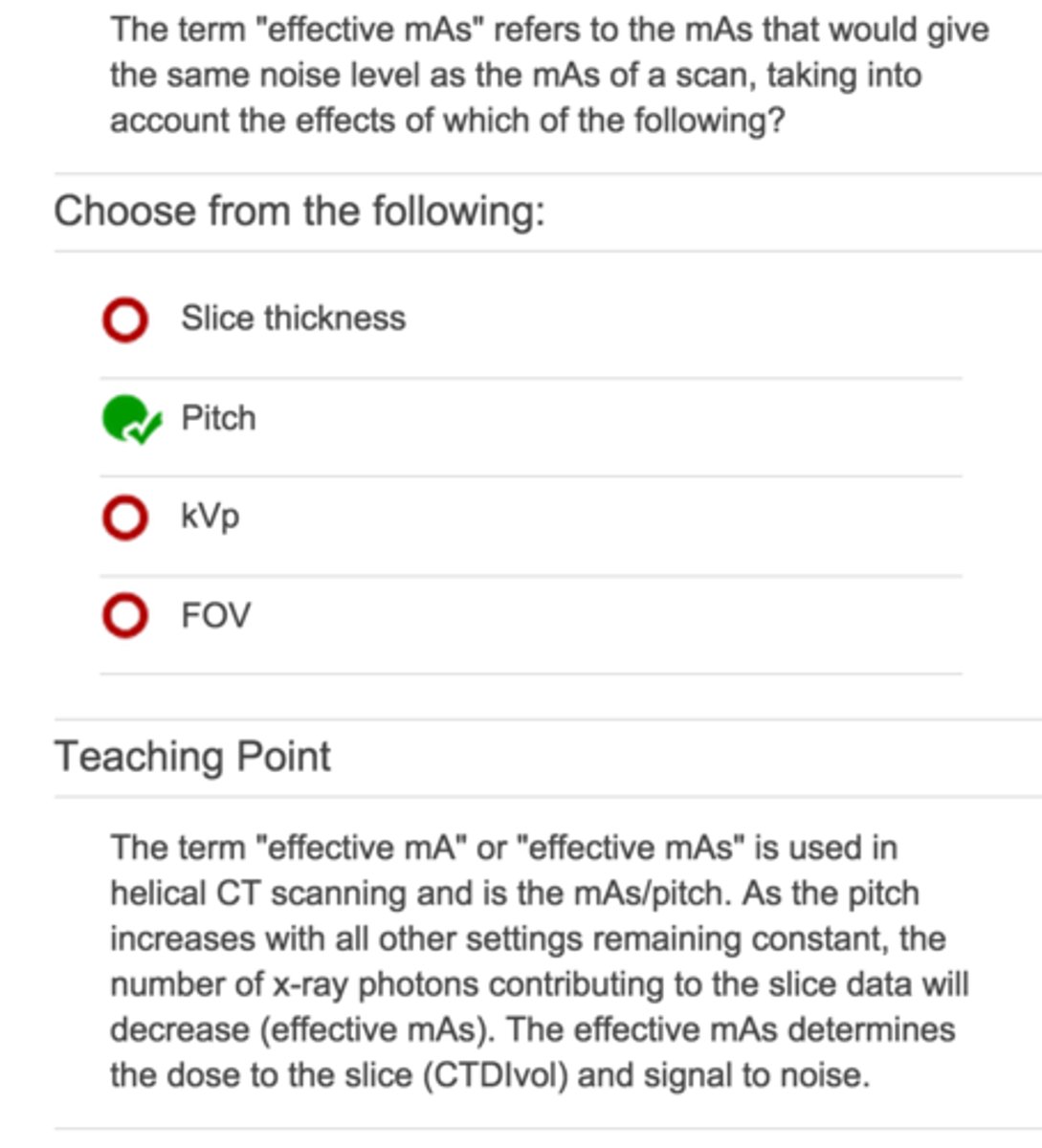 <p>mAs/pitch</p>