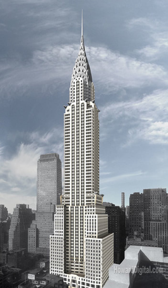 <p>William Van Alen, tallest building in NY when built</p>