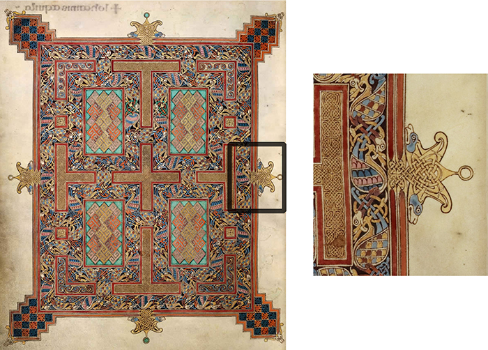 <p>Lindisfarne Gospels</p>