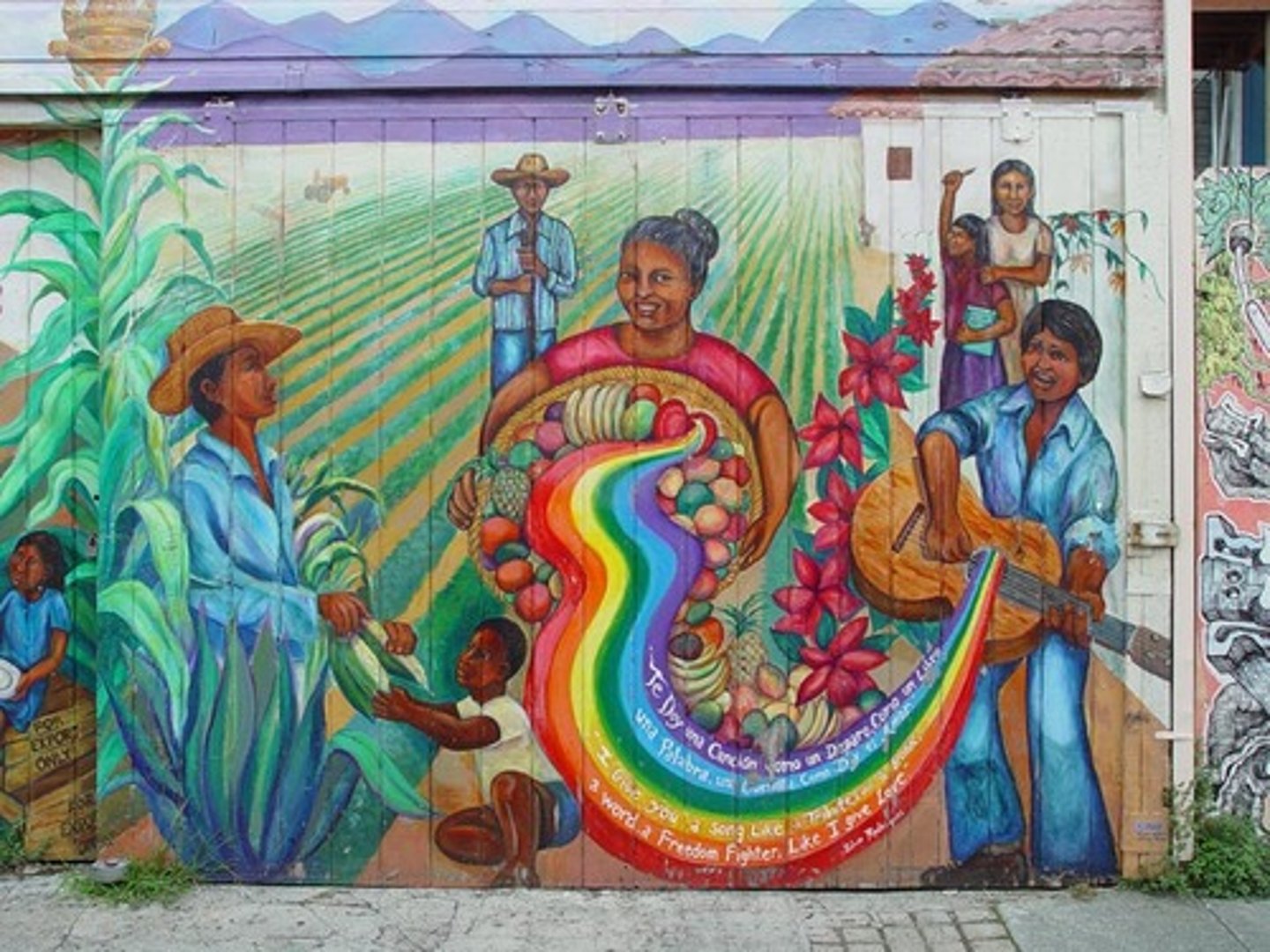 <p>un cuadro muy grande que está en la pared(wall) de un cuarto</p>
