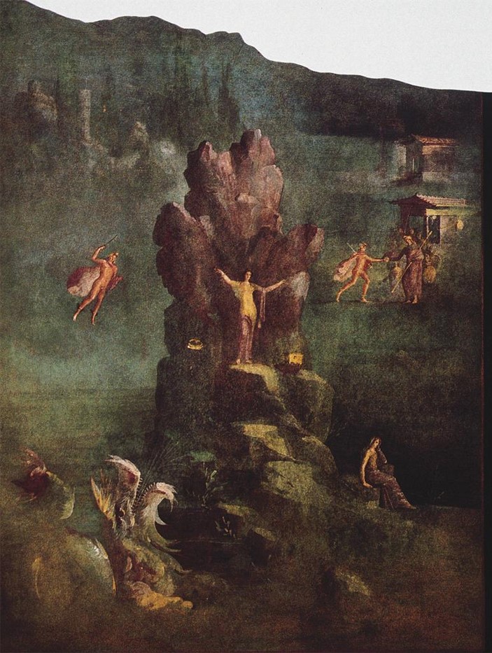 <p>Mythological Landscape Painting</p>