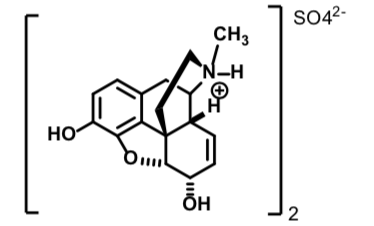 <p>Full Mu agonist </p><ul><li><p>More potent than codeine sulfate </p></li><li><p><span>Poor oral bioavailability due to GI and first pass (liver) metabolism</span></p></li><li><p><span>Metabolite can accumulate in patients with renal failure or poor function—&gt;overdose<br> Extended release forms (Avinza </span><span data-name="registered" data-type="emoji">®</span><span> and Kadian </span><span data-name="registered" data-type="emoji">®</span><span>) available only for opioid tolerant patients </span></p></li></ul><p></p>