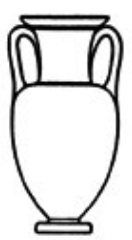 <p>two-handled vase with a long neck, used for storage and transport</p>
