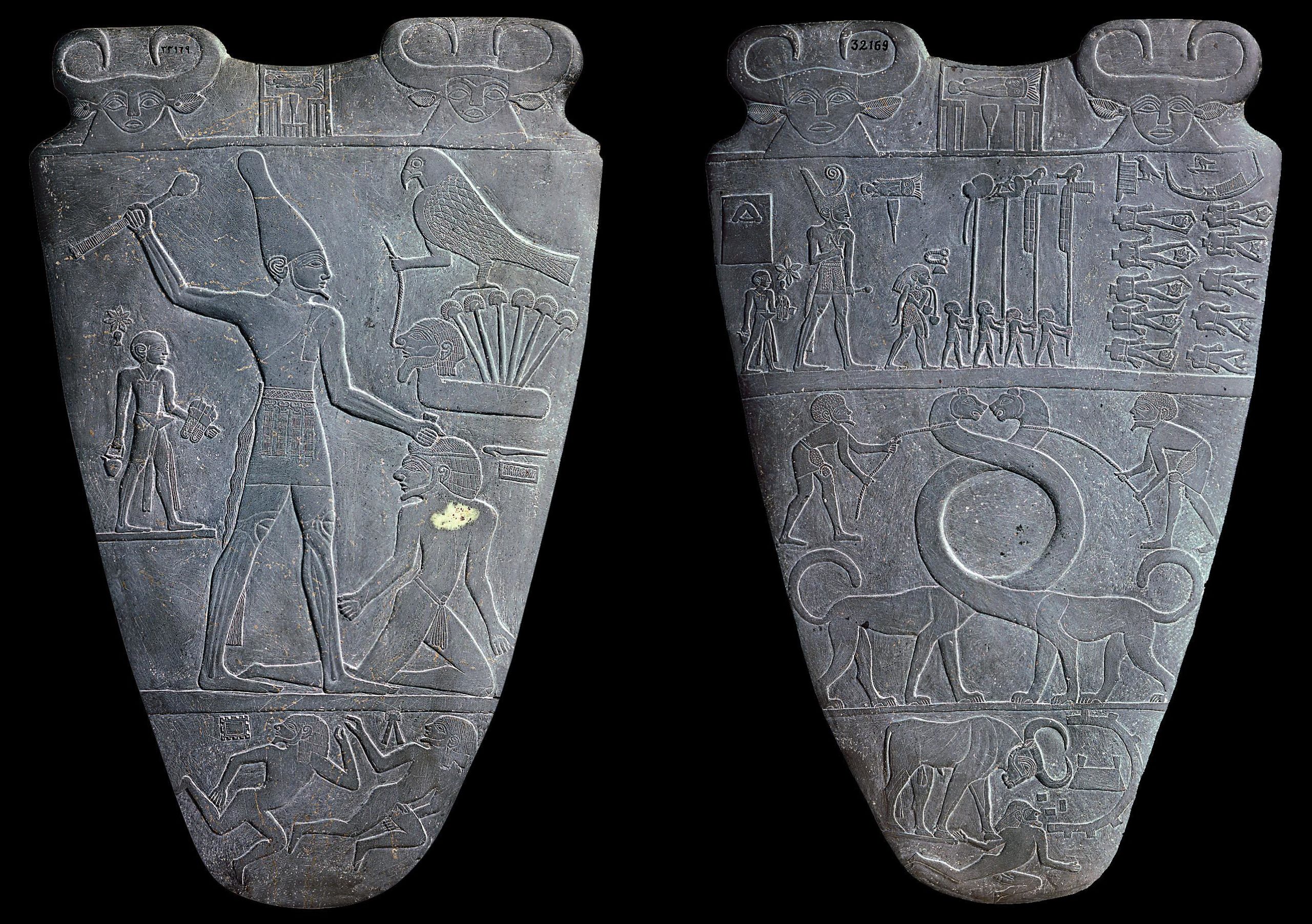 <p>Palette of King Narmer - Pre-Dynastic Unit 2</p>