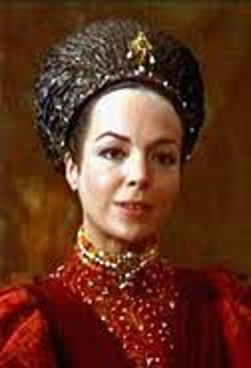 <p>This character wants Juliet to look at Paris at the Capulet party</p>