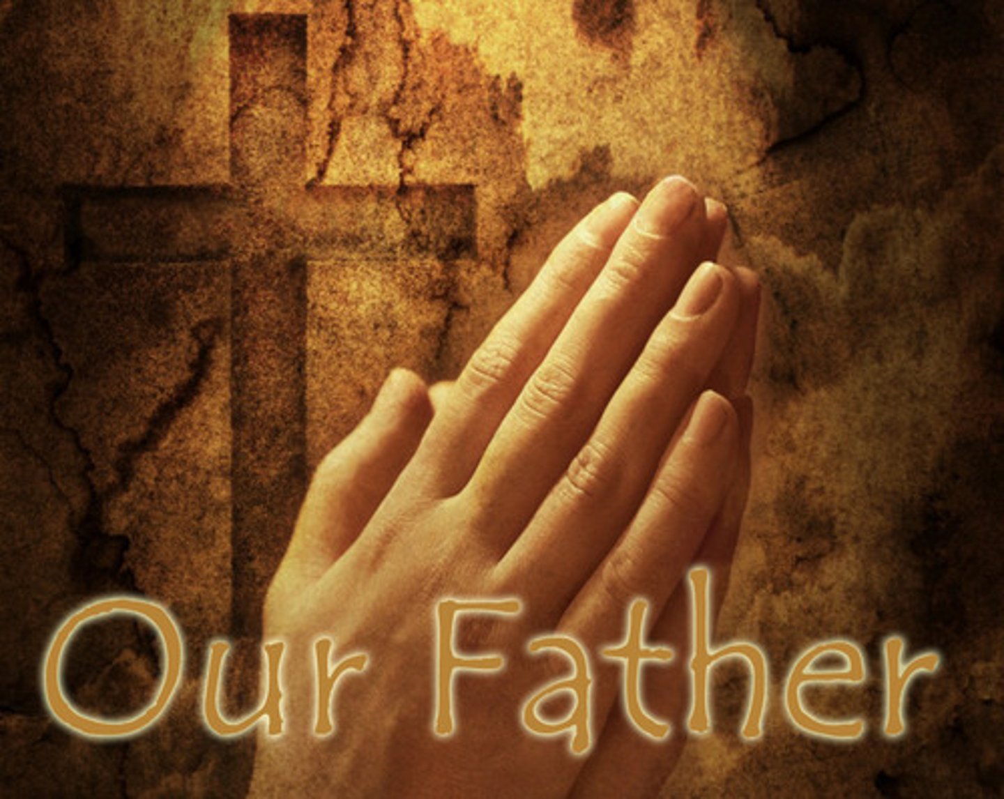 <p>saying the prayer that Jesus taught us to prepare for Holy Communion</p>