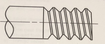 <p>Is this a Detailed, Schematic, or Simplified representation of a thread</p>