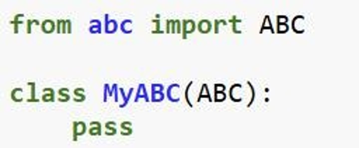 <p>It allows the creation of abstract base classes, simplifying the use of abstract methods.</p>