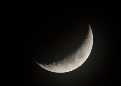 <ul><li><p>25%</p></li><li><p>Moonrise - 9 am</p></li><li><p>Moonset - 9 pm</p></li><li><p>Transit (highest alt) - 3 pm</p></li></ul>