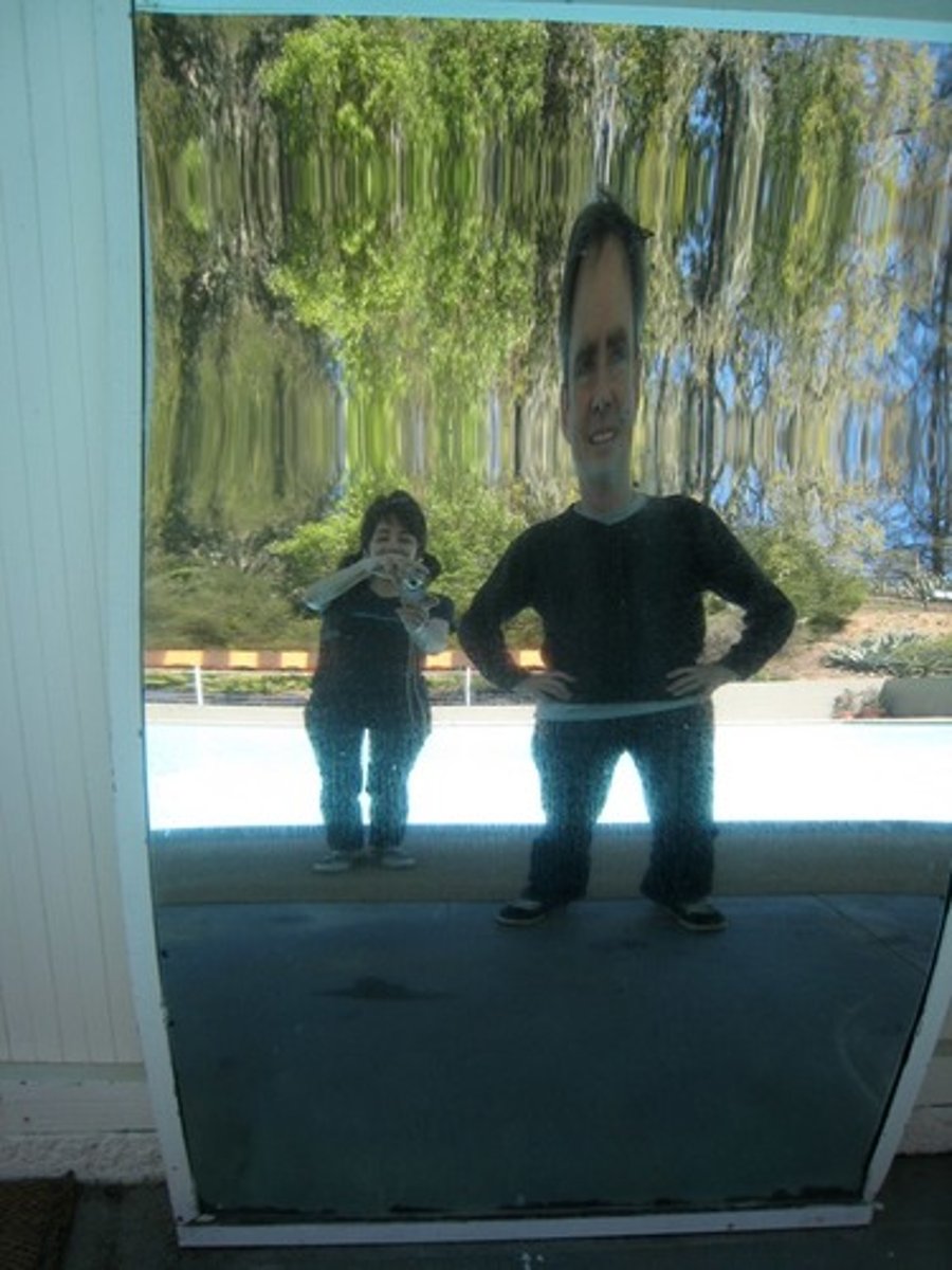 <p>distorted</p>